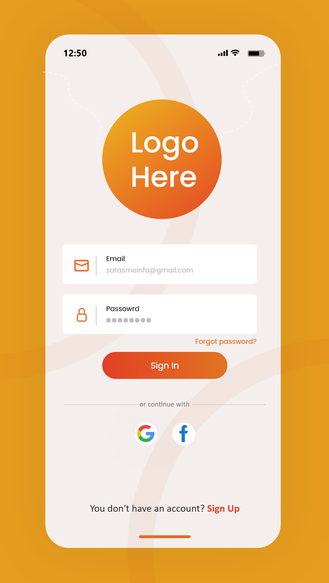Taxi App UI Design